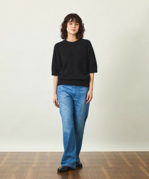 MACKINTOSH PHILOSOPHY / マッキントッシュ フィロソフィー ニット・セーター | GREY LABEL ウールファーハーフスリーブニット | 詳細2