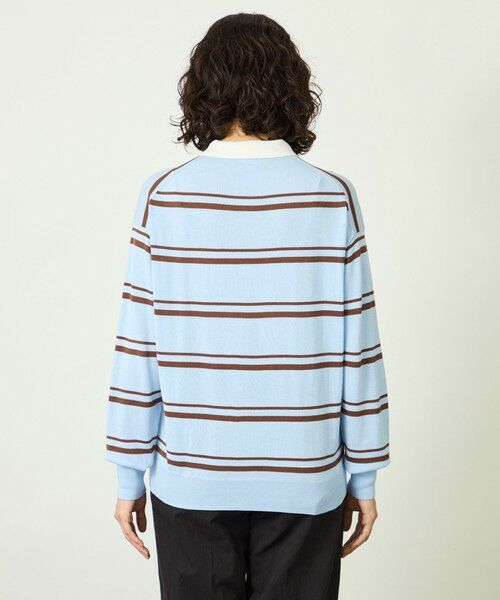 MACKINTOSH PHILOSOPHY / マッキントッシュ フィロソフィー ニット・セーター | GREY LABEL ファインコットンボーダーポロニット | 詳細5