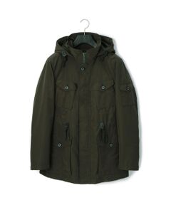 【TROTTER COAT / STANSTED】ピーチメモリータフタ フィールドスモック