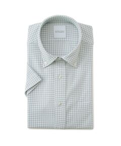 MACKINTOSH PHILOSOPHY(MENS) / マッキントッシュ フィロソフィー　メンズ シャツ・ブラウス | 【TROTTER】トロッターシャツ ショートスリーブ ブルーチェックパターン