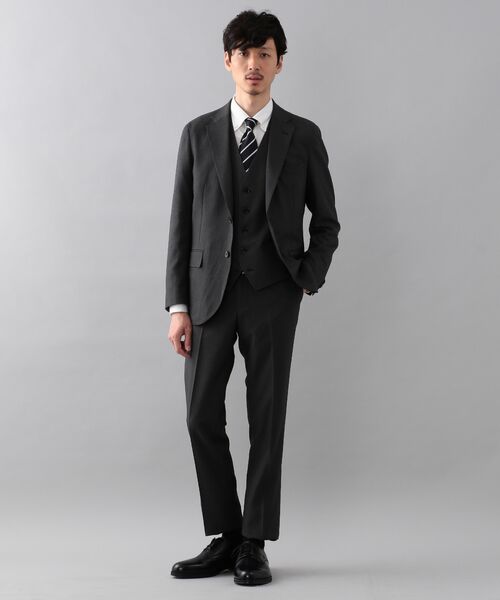 MACKINTOSH PHILOSOPHY(MENS) / マッキントッシュ フィロソフィー　メンズ テーラードジャケット | 【TROTTER】 トロッター エクストラソリッドジャケット メランジツイルストレッチ | 詳細9