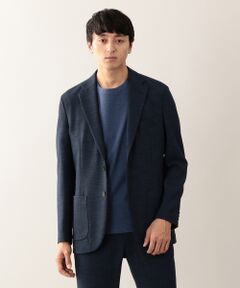 【EASY DRESSING】 麻調ストレッチ シングル2Bジャケット