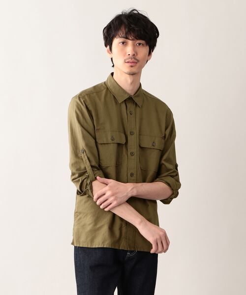セール 綿麻スラブ サファリシャツ その他トップス Mackintosh Philosophy Mens マッキントッシュ フィロソフィー メンズ ファッション通販 タカシマヤファッションスクエア