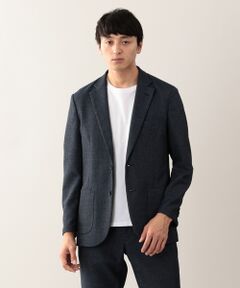 【EASY DRESSING】 カラミグレンチェック シングル2Bジャケット