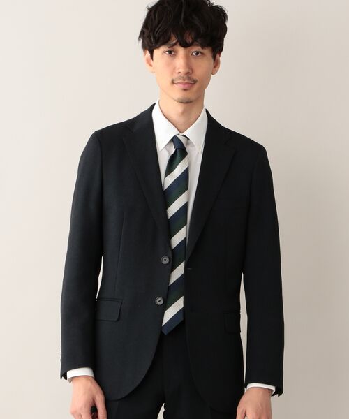 MACKINTOSH PHILOSOPHY(MENS) / マッキントッシュ フィロソフィー　メンズ ノーカラージャケット | TROTTER JACKET メランジオックス | 詳細7