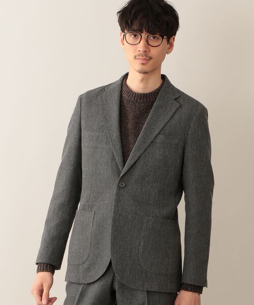 MACKINTOSH PHILOSOPHY(MENS) / マッキントッシュ フィロソフィー　メンズ ノーカラージャケット | HEAT TWEED ジャケット | 詳細6