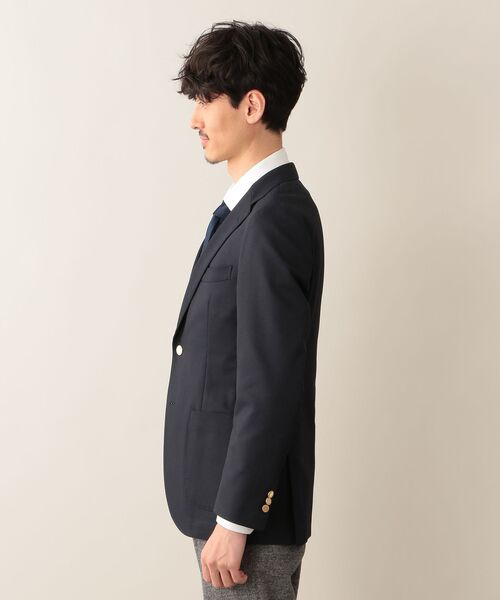 MACKINTOSH PHILOSOPHY(MENS) / マッキントッシュ フィロソフィー　メンズ ノーカラージャケット | TROTTER JACKET NEW ＃000 BLAZER バーズアイストレッチ | 詳細5