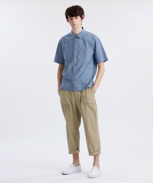 セール コットンシャンブレーサファリシャツ シャツ ブラウス Mackintosh Philosophy Mens マッキントッシュ フィロソフィー メンズ ファッション通販 タカシマヤファッションスクエア