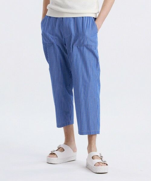 セール コットンシャンブレー ストライプ Easy Pants ショート ハーフ 半端丈パンツ Mackintosh Philosophy Mens マッキントッシュ フィロソフィー メンズ ファッション通販 タカシマヤファッションスクエア