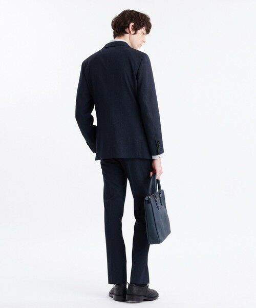 MACKINTOSH PHILOSOPHY(MENS) / マッキントッシュ フィロソフィー　メンズ ノーカラージャケット | トロッターエクストラソリッドジャケット　ヘリンボーンストレッチ | 詳細7