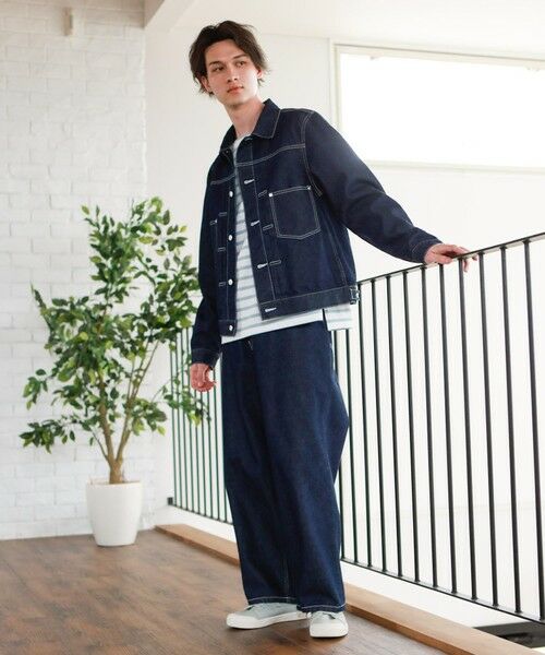 MACKINTOSH PHILOSOPHY(MENS) / マッキントッシュ フィロソフィー　メンズ ノーカラージャケット | GREY LABEL デニムジャケット | 詳細2