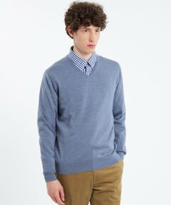 MACKINTOSH PHILOSOPHY(MENS) / マッキントッシュ フィロソフィー　メンズ ニット・セーター | ハイゲージ天竺 ニット Vネックプルオーバー
