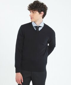 MACKINTOSH PHILOSOPHY(MENS) / マッキントッシュ フィロソフィー　メンズ ニット・セーター | ハイゲージ天竺 ニット Vネックプルオーバー