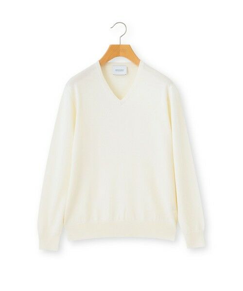 MACKINTOSH PHILOSOPHY(MENS) / マッキントッシュ フィロソフィー　メンズ ニット・セーター | ハイゲージ天竺 ニット Vネックプルオーバー | 詳細1