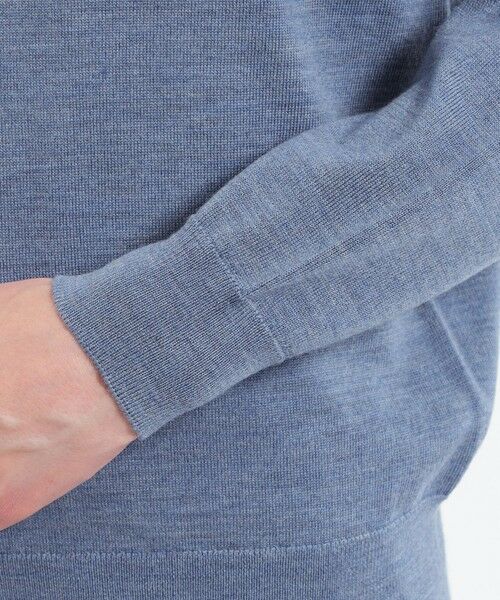 MACKINTOSH PHILOSOPHY(MENS) / マッキントッシュ フィロソフィー　メンズ ニット・セーター | ハイゲージ天竺 ニット Vネックプルオーバー | 詳細12