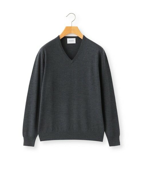 MACKINTOSH PHILOSOPHY(MENS) / マッキントッシュ フィロソフィー　メンズ ニット・セーター | ハイゲージ天竺 ニット Vネックプルオーバー | 詳細2