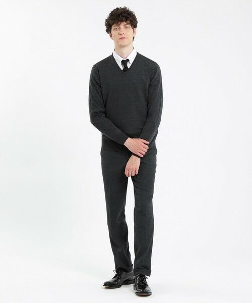 MACKINTOSH PHILOSOPHY(MENS) / マッキントッシュ フィロソフィー　メンズ ニット・セーター | ハイゲージ天竺 ニット Vネックプルオーバー | 詳細6