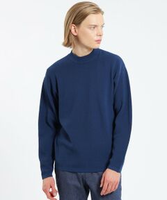 MACKINTOSH PHILOSOPHY(MENS) / マッキントッシュ フィロソフィー　メンズ ニット・セーター | 片畦 セミモックネックプルオーバー