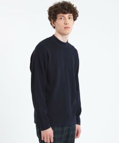 MACKINTOSH PHILOSOPHY(MENS) / マッキントッシュ フィロソフィー　メンズ ニット・セーター | 片畦 セミモックネックプルオーバー