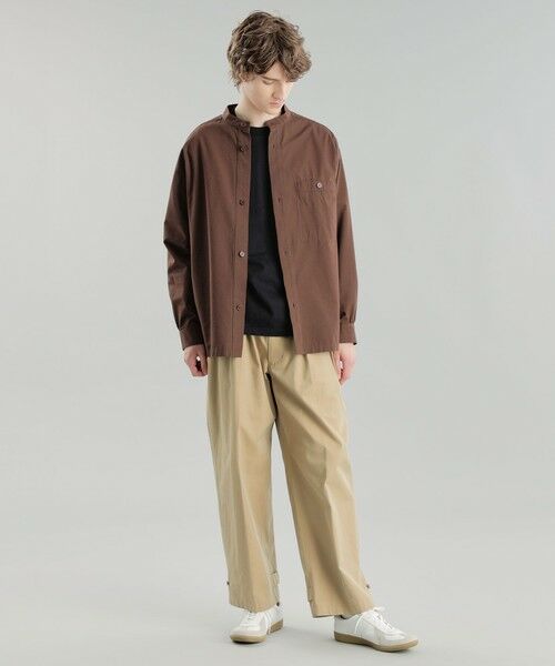 MACKINTOSH PHILOSOPHY(MENS) / マッキントッシュ フィロソフィー　メンズ シャツ・ブラウス | GREY LABEL コットンシルクスタンドカラーシャツ | 詳細2