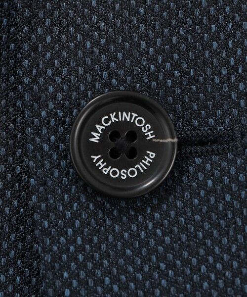 MACKINTOSH PHILOSOPHY(MENS) / マッキントッシュ フィロソフィー　メンズ ノーカラージャケット | トロッター ジャケット#000（ナンバーゼロ）バーズアイストレッチ | 詳細13