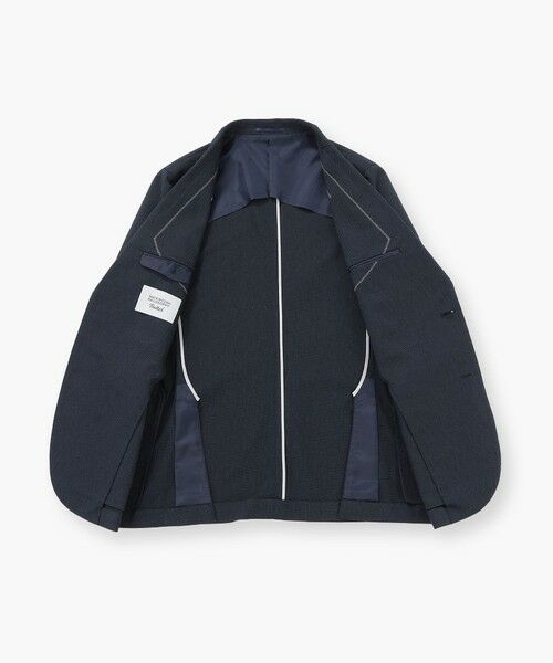 MACKINTOSH PHILOSOPHY(MENS) / マッキントッシュ フィロソフィー　メンズ ノーカラージャケット | トロッター ジャケット#000（ナンバーゼロ）バーズアイストレッチ | 詳細14