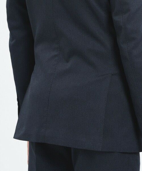 MACKINTOSH PHILOSOPHY(MENS) / マッキントッシュ フィロソフィー　メンズ ノーカラージャケット | トロッター ジャケット#000（ナンバーゼロ）バーズアイストレッチ | 詳細11