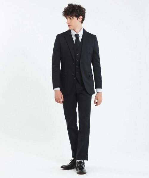 MACKINTOSH PHILOSOPHY(MENS) / マッキントッシュ フィロソフィー　メンズ ノーカラージャケット | トロッター ジャケット#000（ナンバーゼロ）バーズアイストレッチ | 詳細6