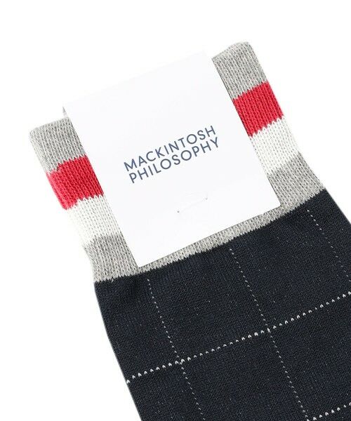 MACKINTOSH PHILOSOPHY(MENS) / マッキントッシュ フィロソフィー　メンズ その他インナー・ルームウェア | ウィンドウペーン ビジネスソックス | 詳細1