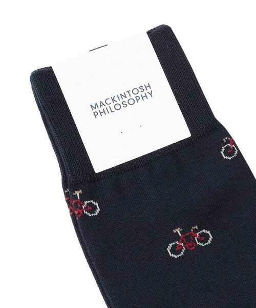 MACKINTOSH PHILOSOPHY(MENS) / マッキントッシュ フィロソフィー　メンズ その他インナー・ルームウェア | サイクルモチーフ カジュアルソックス | 詳細1