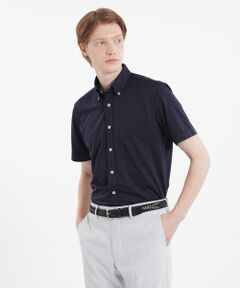 MACKINTOSH PHILOSOPHY(MENS) / マッキントッシュ フィロソフィー　メンズ シャツ・ブラウス | トロッター半袖ボタンダウンシャツ トリコットジャージー