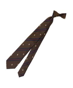 MACKINTOSH PHILOSOPHY(MENS) / マッキントッシュ フィロソフィー　メンズ ネクタイ | コーギー×レジメンタル レギュラータイ