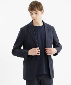 MACKINTOSH PHILOSOPHY(MENS) / マッキントッシュ フィロソフィー　メンズ ノーカラージャケット | ドライフラットストレッチ 2PATCH JACKET ハイテンショントリコット