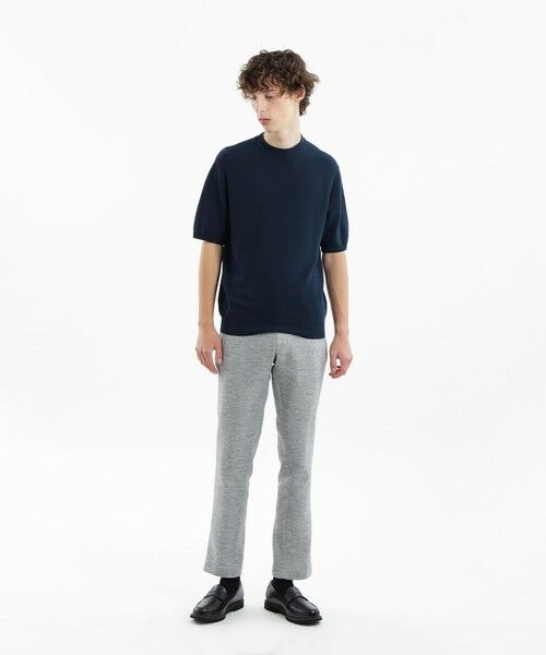 MACKINTOSH PHILOSOPHY(MENS) / マッキントッシュ フィロソフィー　メンズ ニット・セーター | フラッフィーニット 半袖セミモックネック | 詳細3