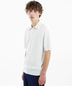 MACKINTOSH PHILOSOPHY(MENS) / マッキントッシュ フィロソフィー　メンズ ニット・セーター | フラッフィーニット 半袖ニットポロ