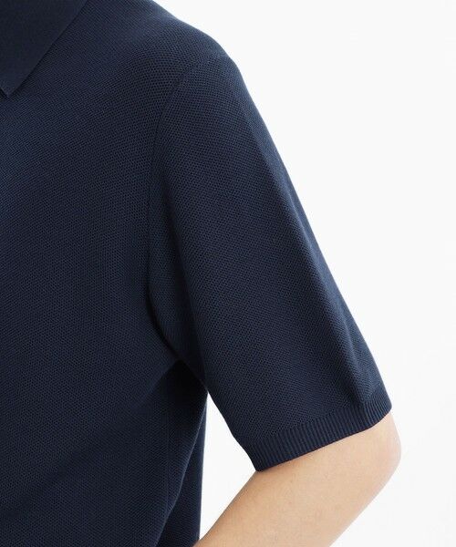 MACKINTOSH PHILOSOPHY(MENS) / マッキントッシュ フィロソフィー　メンズ ニット・セーター | フラッフィーニット 半袖ニットポロ | 詳細7