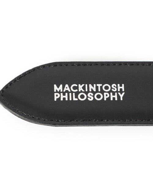 MACKINTOSH PHILOSOPHY(MENS) / マッキントッシュ フィロソフィー　メンズ ベルト・サスペンダー | サフィアーノレザーベルト | 詳細5