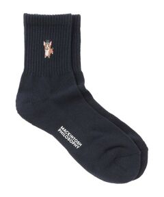 MACKINTOSH PHILOSOPHY(MENS) / マッキントッシュ フィロソフィー　メンズ その他インナー・ルームウェア | コーギー フロント＆バックスタイルワンポイント カジュアルソックス