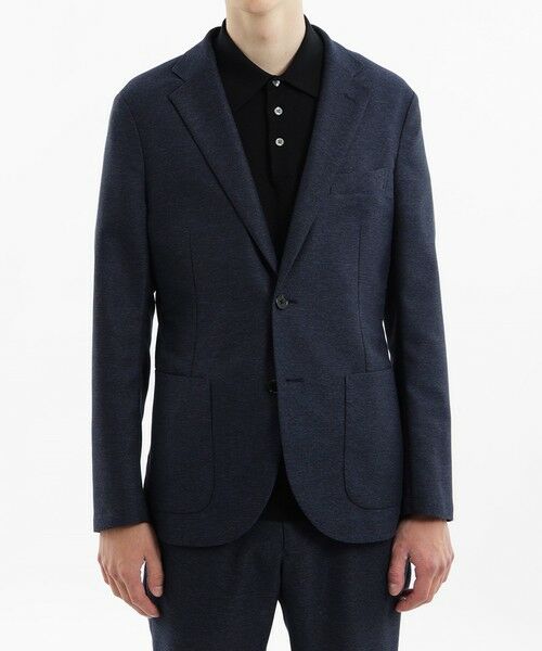 MACKINTOSH PHILOSOPHY(MENS) / マッキントッシュ フィロソフィー　メンズ ノーカラージャケット | 【予約販売】テーラードジャージージャケット 杢カラミストレッチ | 詳細3