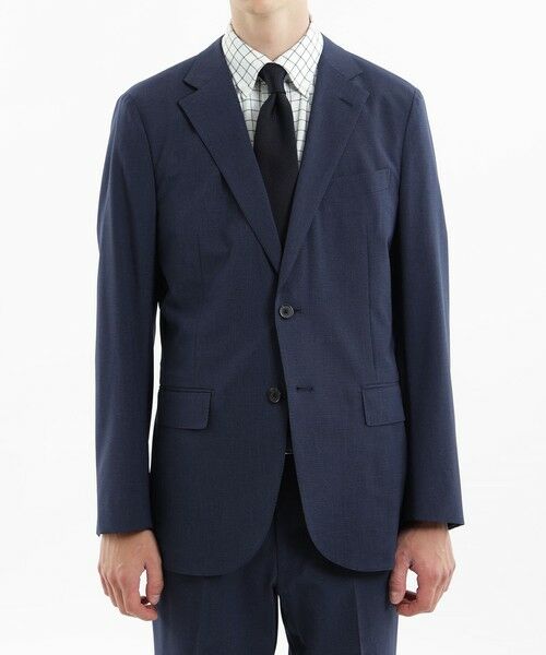 MACKINTOSH PHILOSOPHY(MENS) / マッキントッシュ フィロソフィー　メンズ ノーカラージャケット | トロッター ジャケット#055 ポリエステルトロピカル | 詳細5