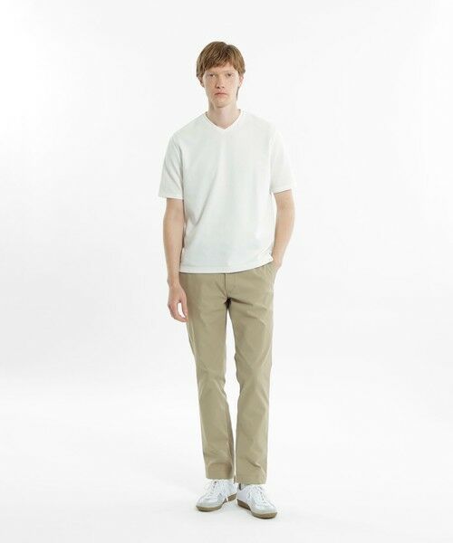 MACKINTOSH PHILOSOPHY(MENS) / マッキントッシュ フィロソフィー　メンズ カットソー | ストレッチミラノリブ Vネック半袖Tシャツ | 詳細1