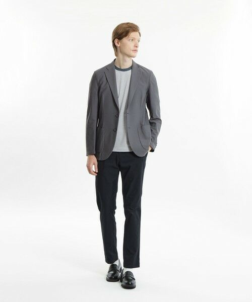 MACKINTOSH PHILOSOPHY(MENS) / マッキントッシュ フィロソフィー　メンズ ノーカラージャケット | メッシュトリコット イージージャケット | 詳細1