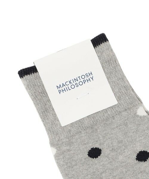 MACKINTOSH PHILOSOPHY(MENS) / マッキントッシュ フィロソフィー　メンズ その他インナー・ルームウェア | マルチドット カジュアルソックス | 詳細1