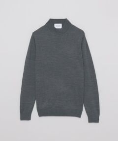 【WEB&一部店舗限定】ウール/アクリル天竺 モックネックプルオーバーニット