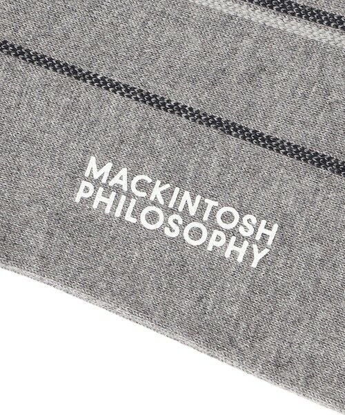 MACKINTOSH PHILOSOPHY(MENS) / マッキントッシュ フィロソフィー　メンズ その他インナー・ルームウェア | ラインストライプ ビジネスソックス | 詳細4