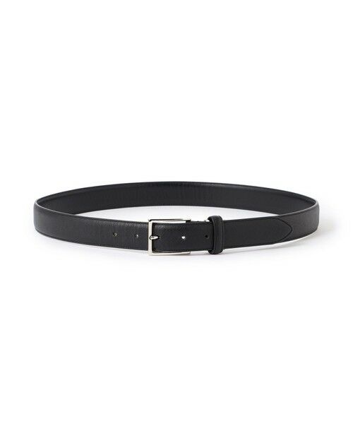 MACKINTOSH PHILOSOPHY(MENS)/マッキントッシュ フィロソフィー メンズ サフィアーノレザー ビジネスベルト ブラック1 X MACKINTOSH PHILOSOPHY(MENS)/マッキントッシュ フィロソフィー メンズ サフィアーノレザー ビジネスベルト ブラック1 X