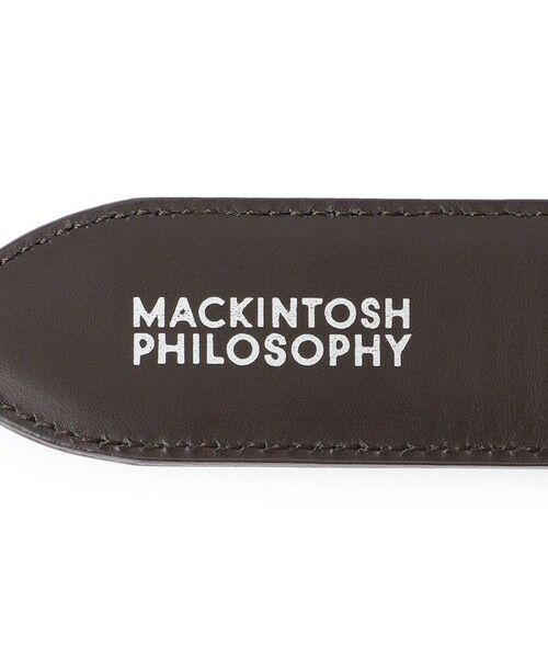 MACKINTOSH PHILOSOPHY(MENS) / マッキントッシュ フィロソフィー　メンズ ベルト・サスペンダー | サフィアーノレザー ビジネスベルト | 詳細3