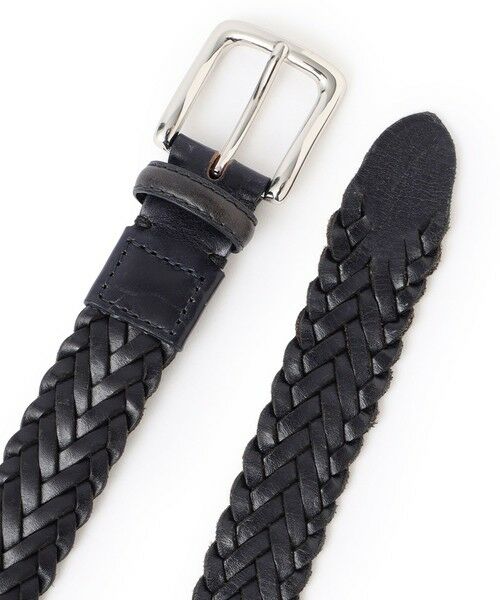 MACKINTOSH PHILOSOPHY(MENS) / マッキントッシュ フィロソフィー　メンズ ベルト・サスペンダー | オイルレザーメッシュ カジュアルベルト | 詳細2