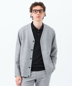 MACKINTOSH PHILOSOPHY(MENS) / マッキントッシュ フィロソフィー　メンズ ブルゾン | テーラードジャージー ノーカラーカーディガン 杢カラミストレッチ