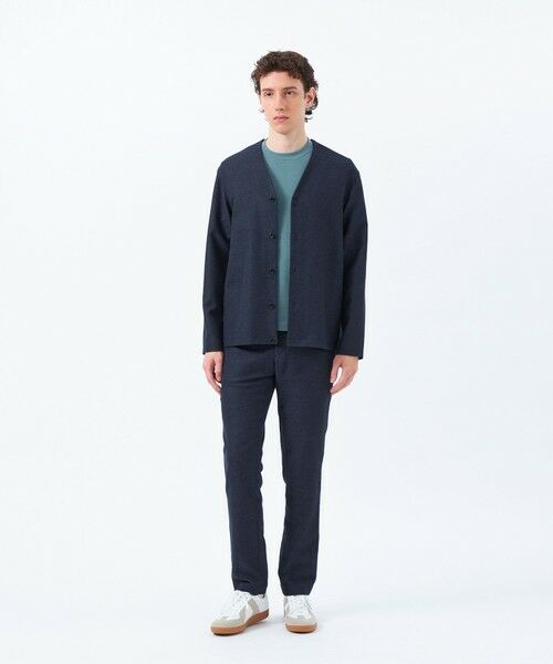 MACKINTOSH PHILOSOPHY(MENS) / マッキントッシュ フィロソフィー　メンズ ブルゾン | テーラードジャージー ノーカラーカーディガン 杢カラミストレッチ | 詳細2